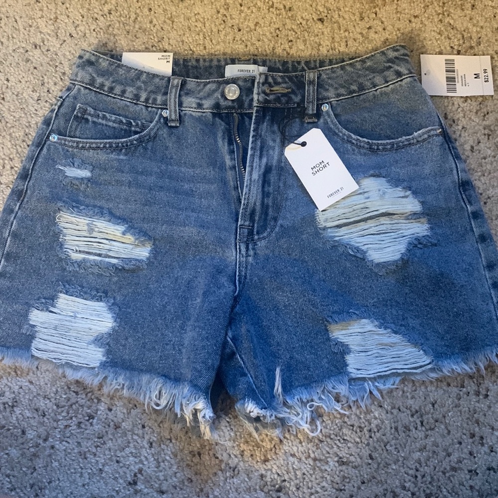 Forever 21 distressed shorts